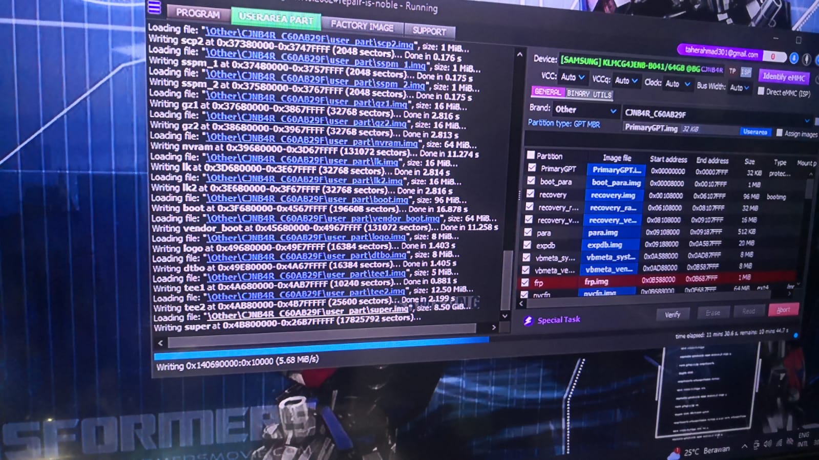 Pengecekan software perangkat